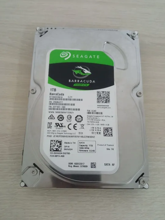 HD Seagate BarraCuda 1TB SATA 7200 RPM