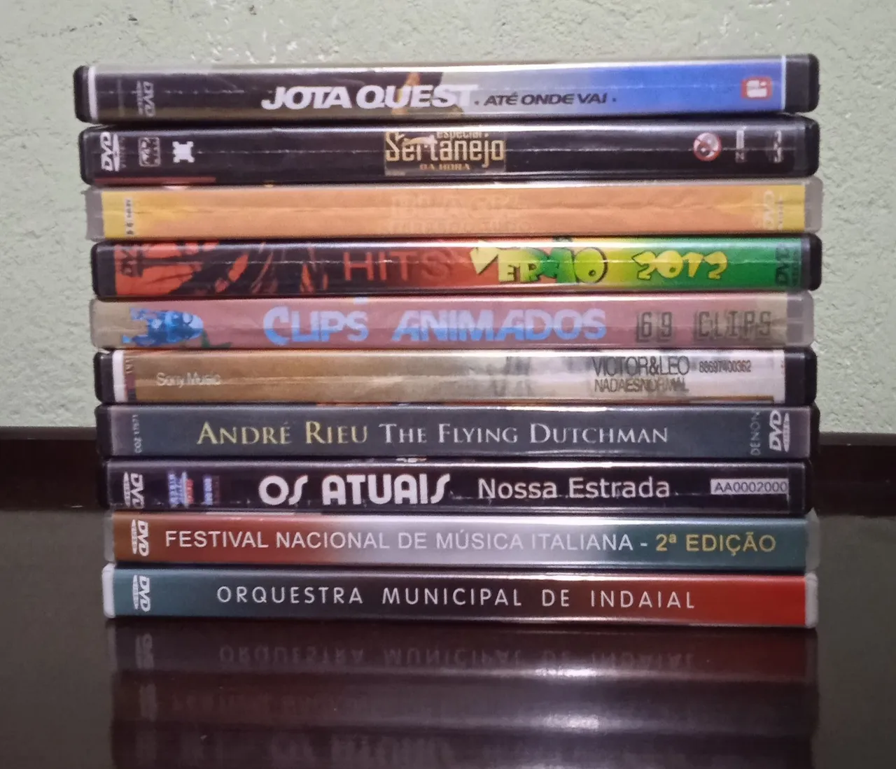 Lote de 10 DVDs - Música