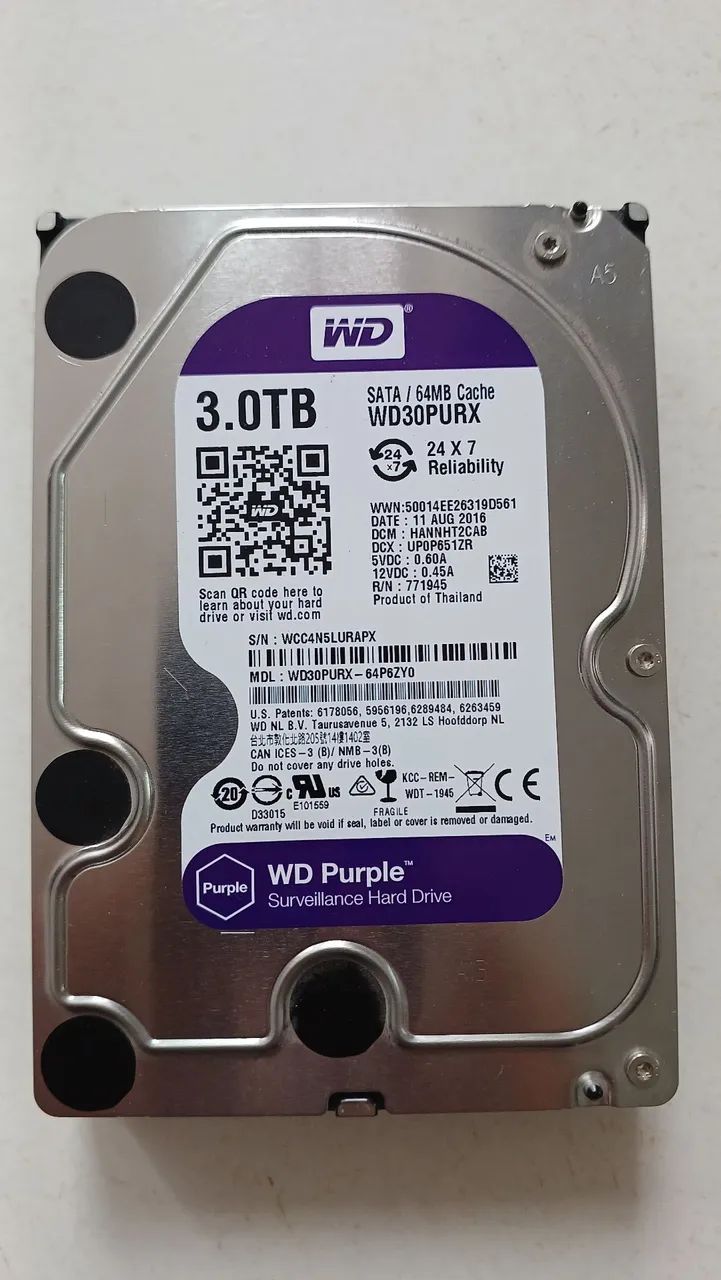 Hd wd Purple 3tb cftv dvr CPU  - Foto 5