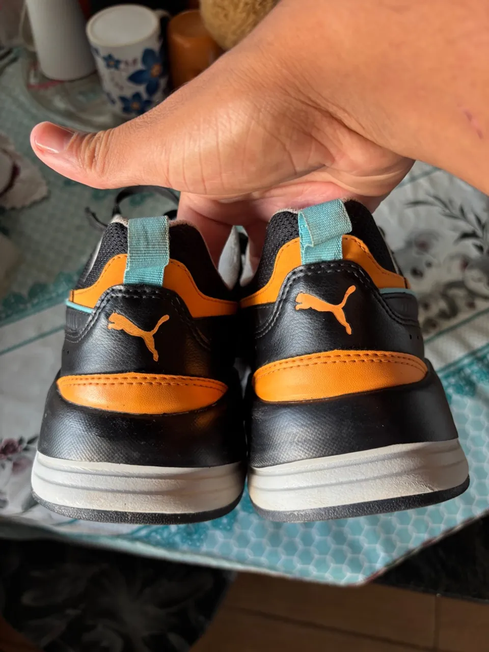 Tênis Puma X-Ray 2 Square - Detalhes em laranja