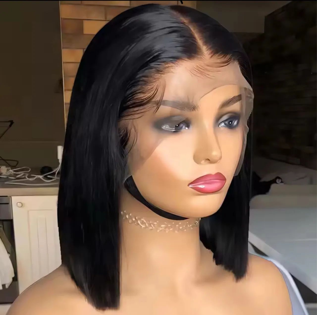 LACE FEONT LONG BOB- CABELO HUMANO - Foto 2