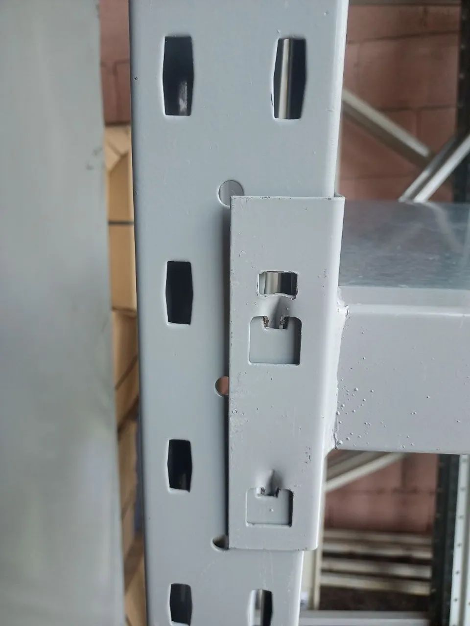 Mini porta Pallet com plano metálico zincado com 03 níveis 2.50 x 1.80x 80 usado - Foto 5