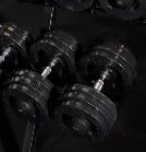 Kit Dumbbell injetado Premium pegada em aço cromado, recartilhada 12Kg a 30Kg - Foto 3