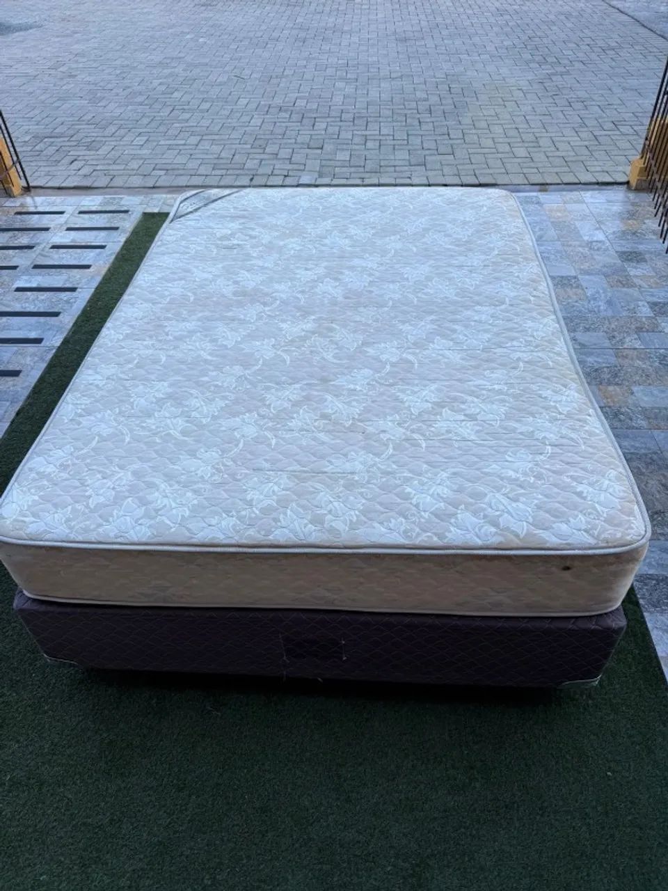 Cama box CASAL USADA COM COLCHÃO - Entrego!  - Foto 5