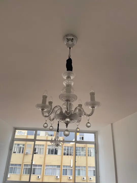 Par de Lustres de cristal 5 braços - Foto 4