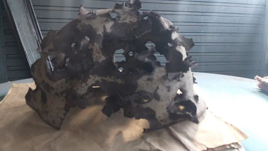 ANTIGUIDADE CAPACETE DE GUERRA - Foto 3