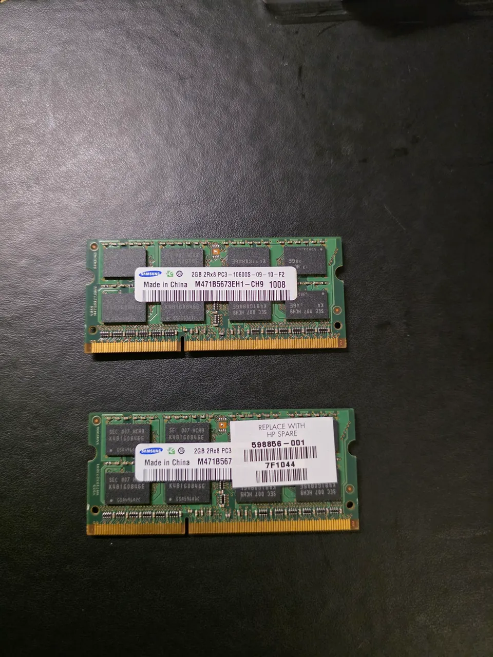 Memória RAM Samsung 2x 2GB DDR3 para Notebook