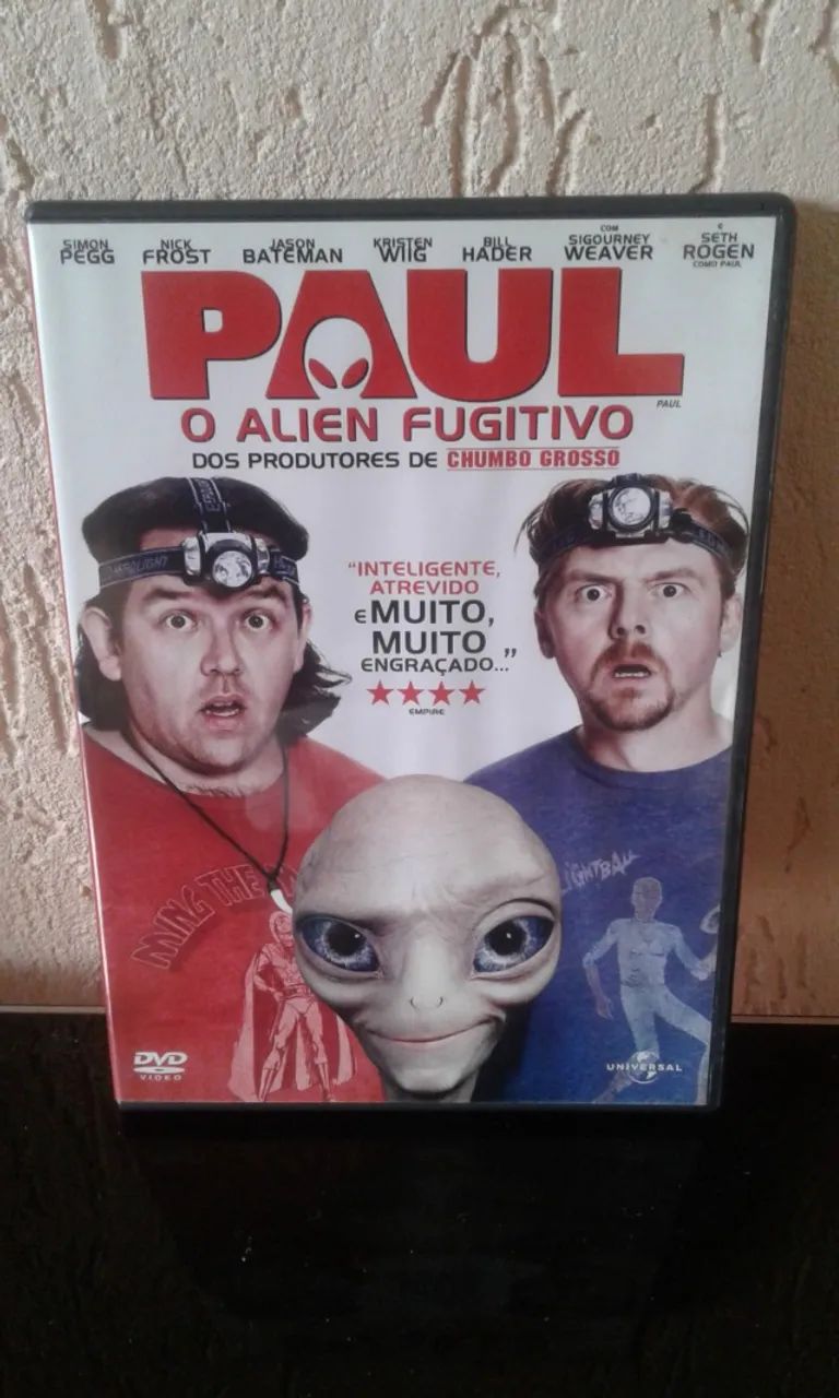 Paul O Alíen Fugitivo Filme dvd Original 