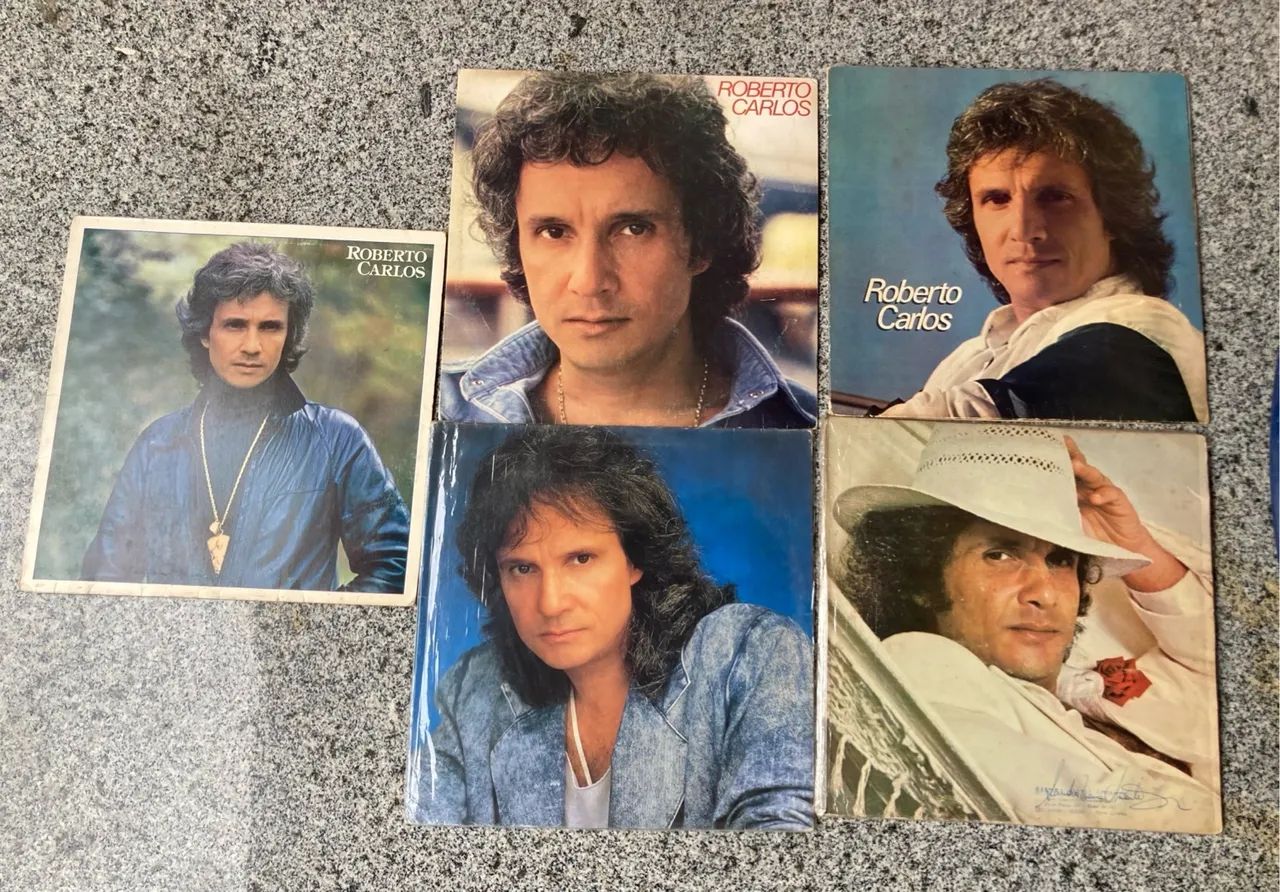 Coleção LPS Discos de Vinil do Roberto Carlos 