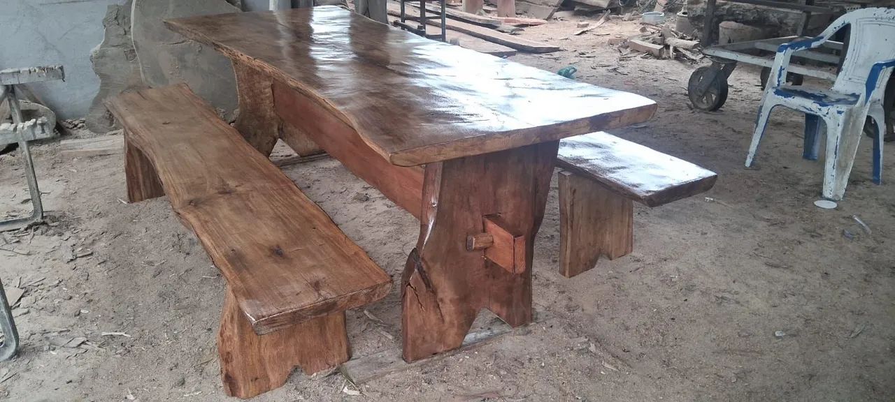 Wooden table bench64341728543874123