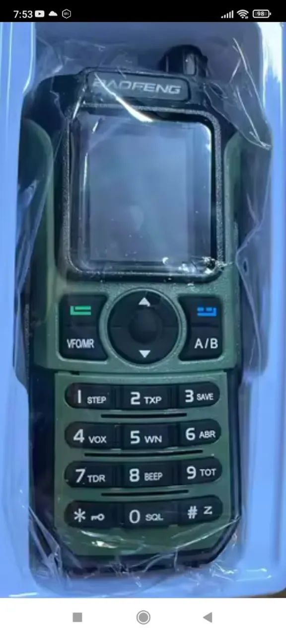 Baofeng Rádio Comunicador Walkie Talkie - Foto 2