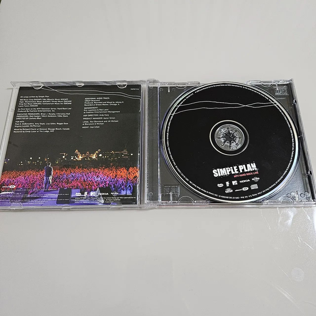 CD Simple Plan - MTV Hard Rock Live - Foto 2