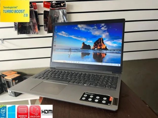 Notebook lenovo idelpad 3 Corei 3 10 Gr Ssd de 256 Tela Slim 15.6 Polegadas