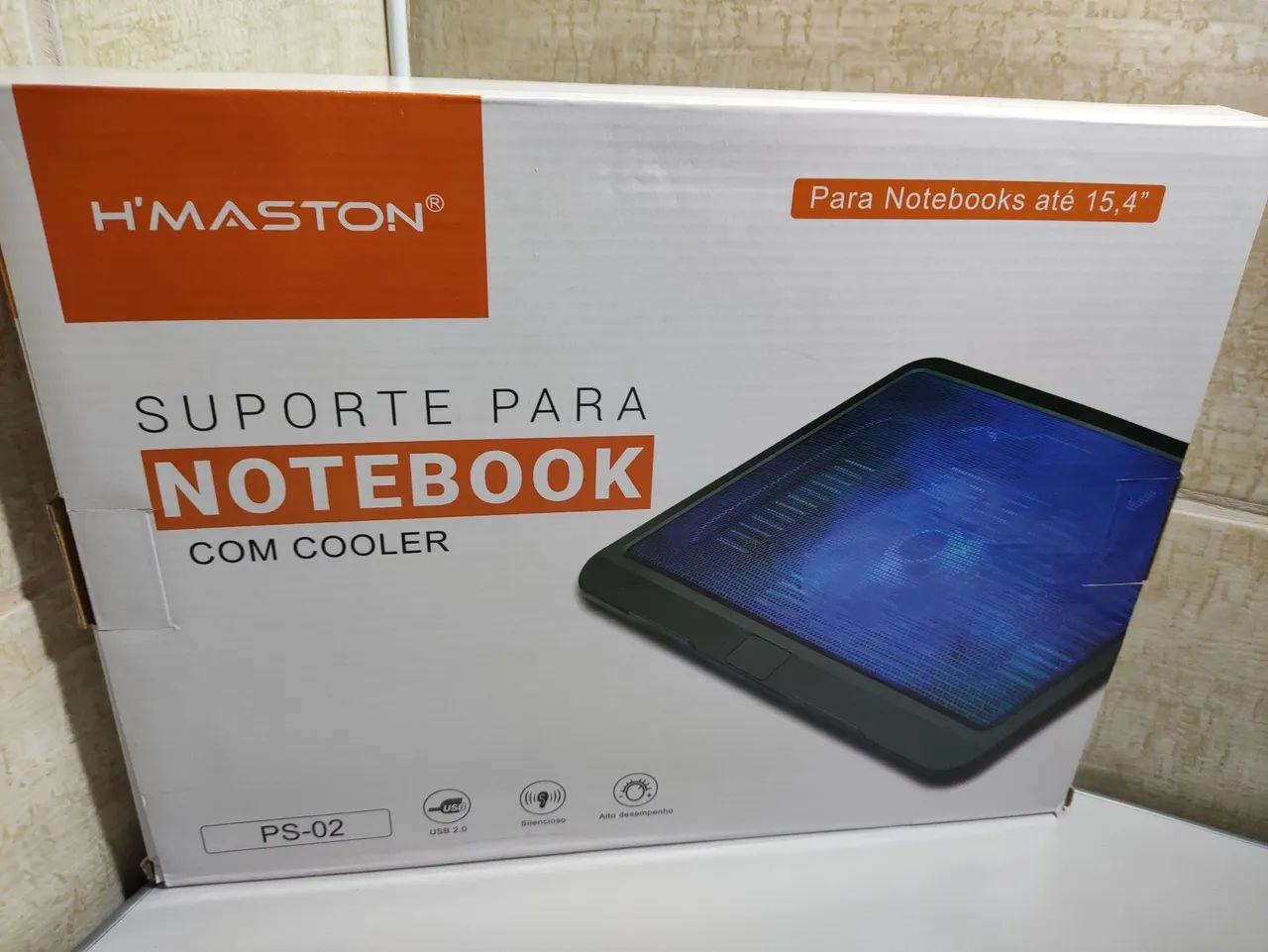 Suporte para Notebook H'MASTON c/ Cooler - PS-02