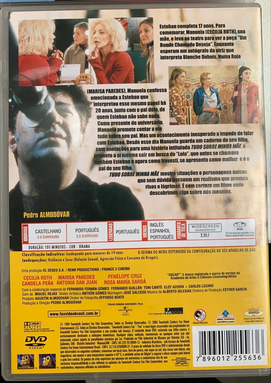 COLEÇÃO 4 DVDs ALMODÓVAR  - Foto 3