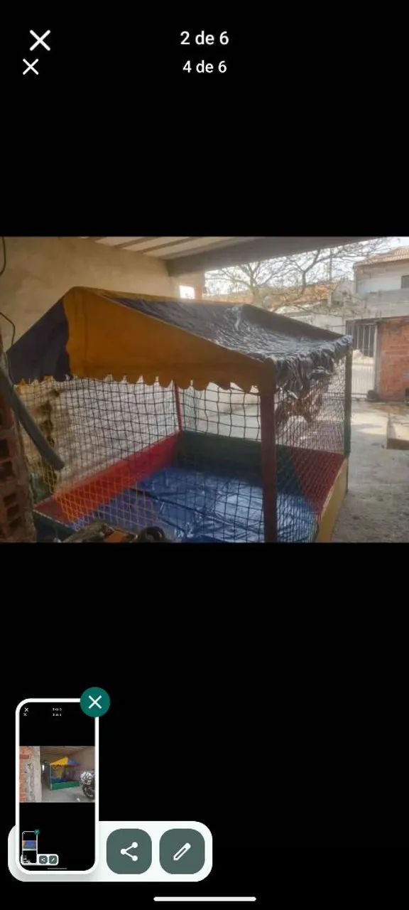 Piscina de bolinhas 2 por 2 metros - Foto 6