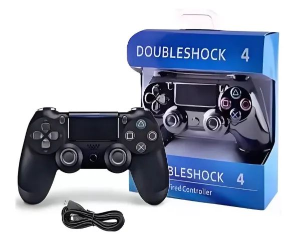 Controle sem fio recarregável Dualshock 4, compatível Pc, Ps4 e Android (com garantia!)