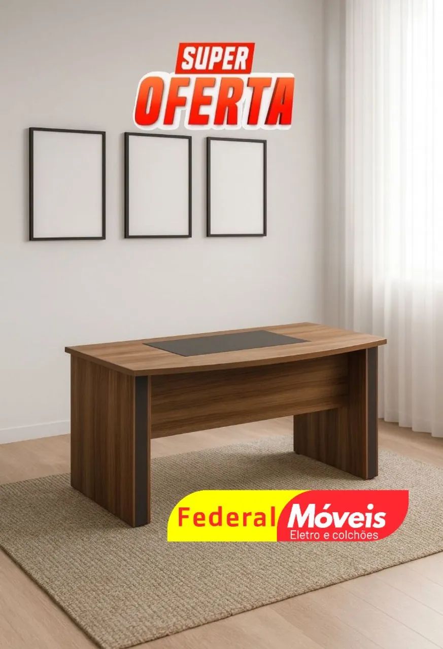 Mesa de Reunião 2,00x1,00 - Qualidade, praticidade e ótimo acabamento!