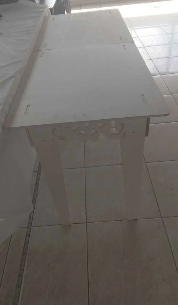 Mesa provençal de madeira desmontável. - Foto 2