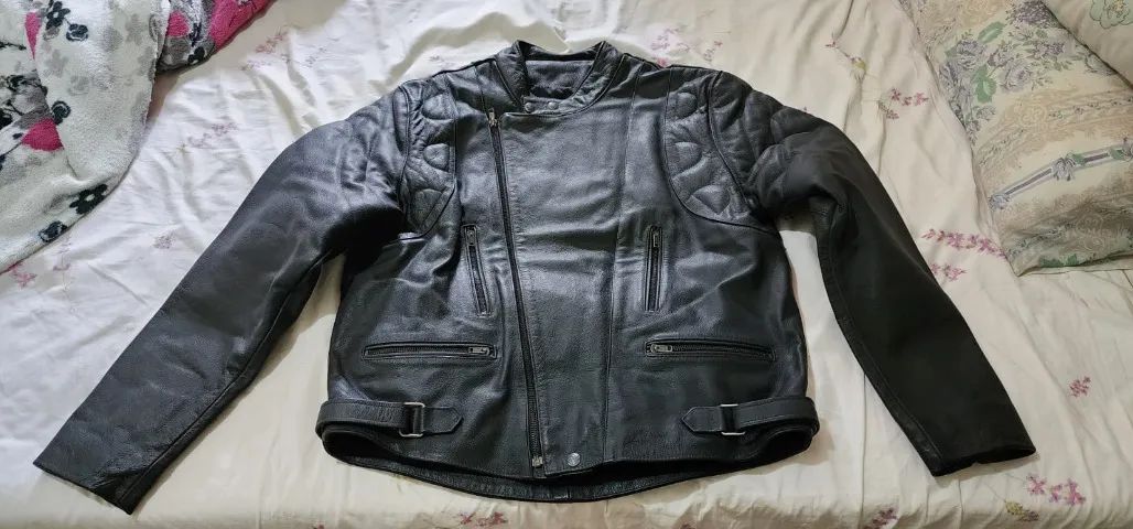 jaqueta motociclista masculina