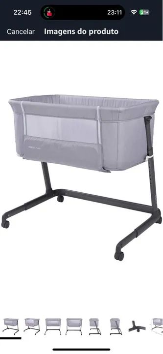 Berço Co-Sleeper para Bebê - Foto 2