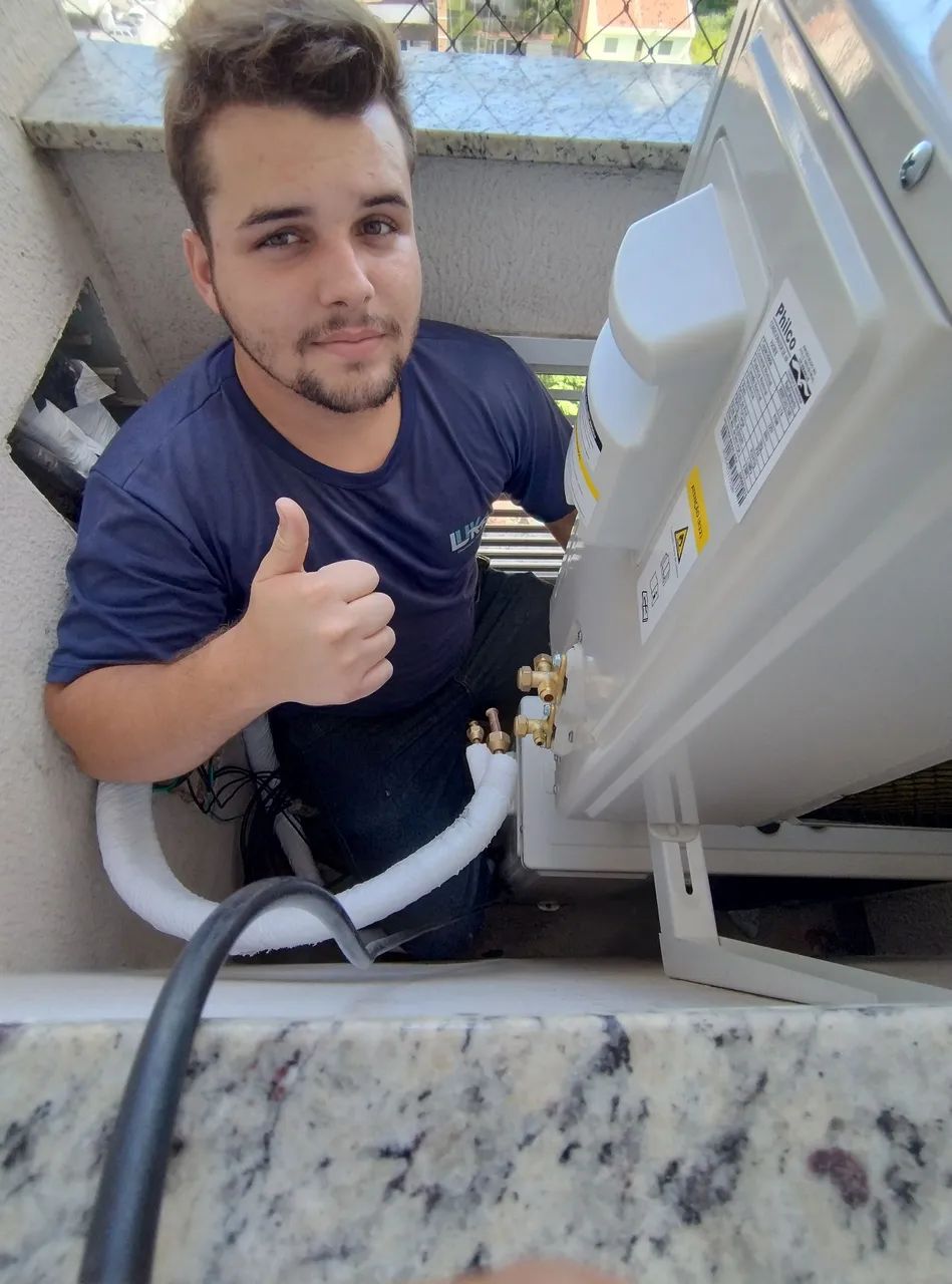 Instalação de ar condicionado com material, manutenção e limpeza - Foto 4