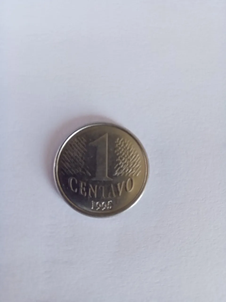 Moeda de 1 Centavo Brasil 1995