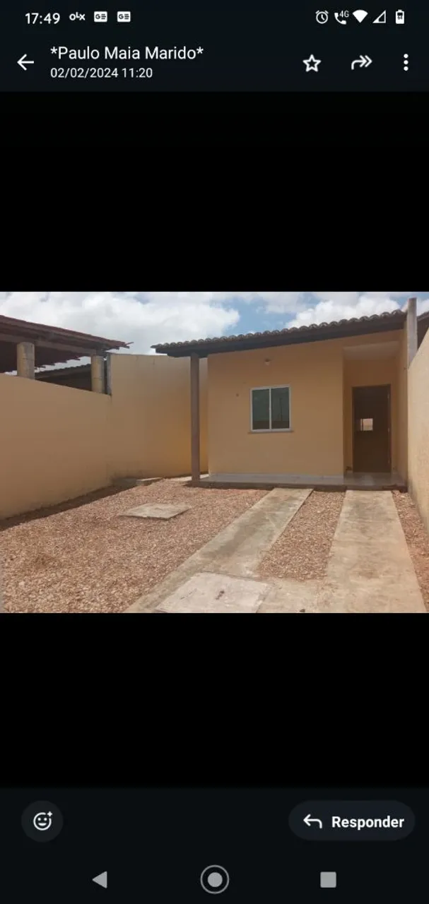 Casa de Repasse para vender ou alugar.