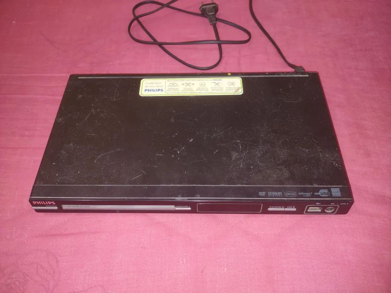 Aparelho de DVD Philips 64313037345410120