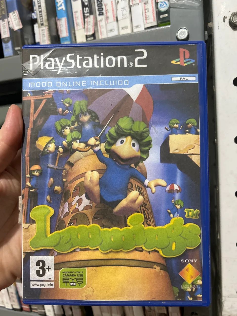 Lemmings PS2 (capa reimpressa)