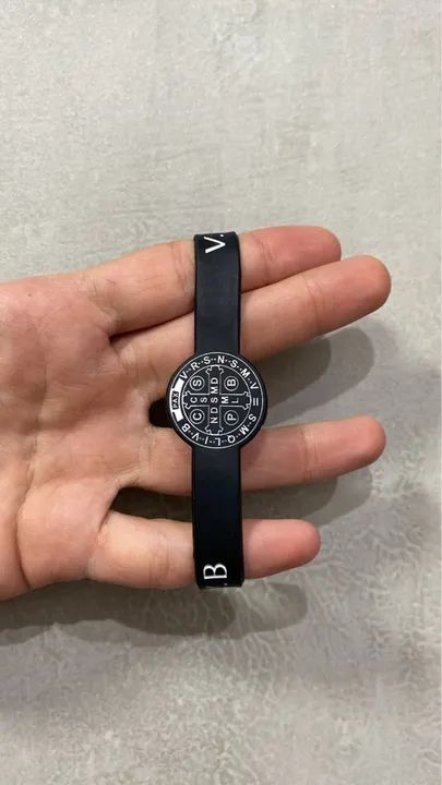 Pulseira de Silicone São Bento - Foto 2