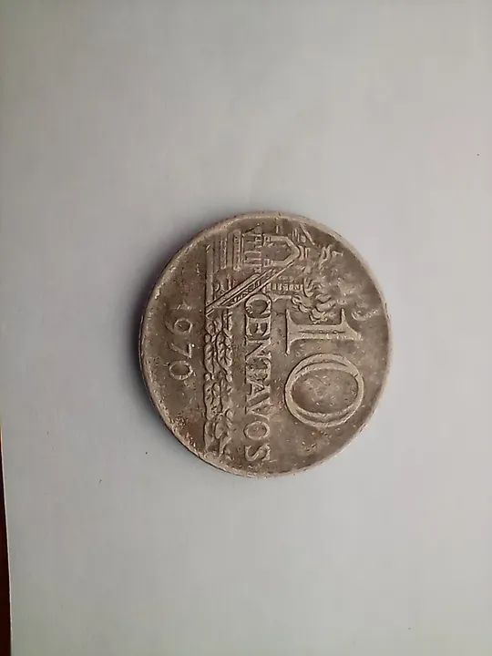 4 Moedas de 10 e 50 centavos 