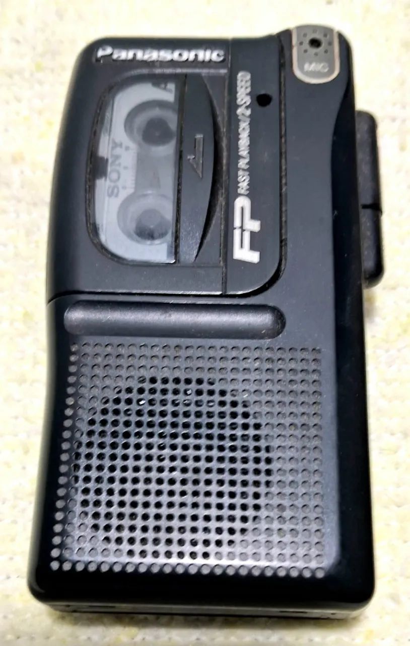 Mini gravador Panasonic com uma fita - Foto 2