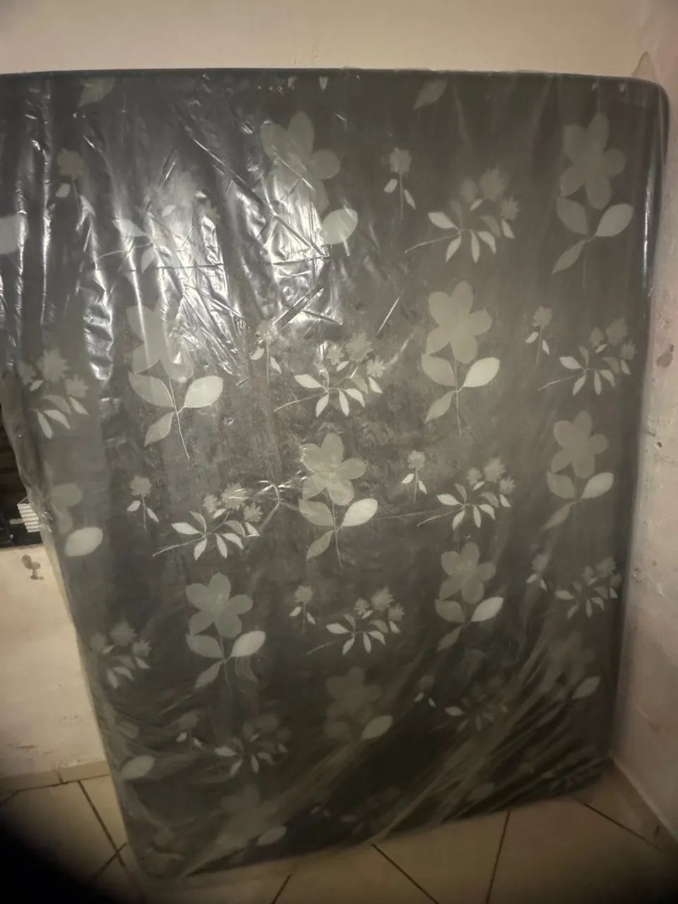 Colchão Casal de espuma com capa estampada