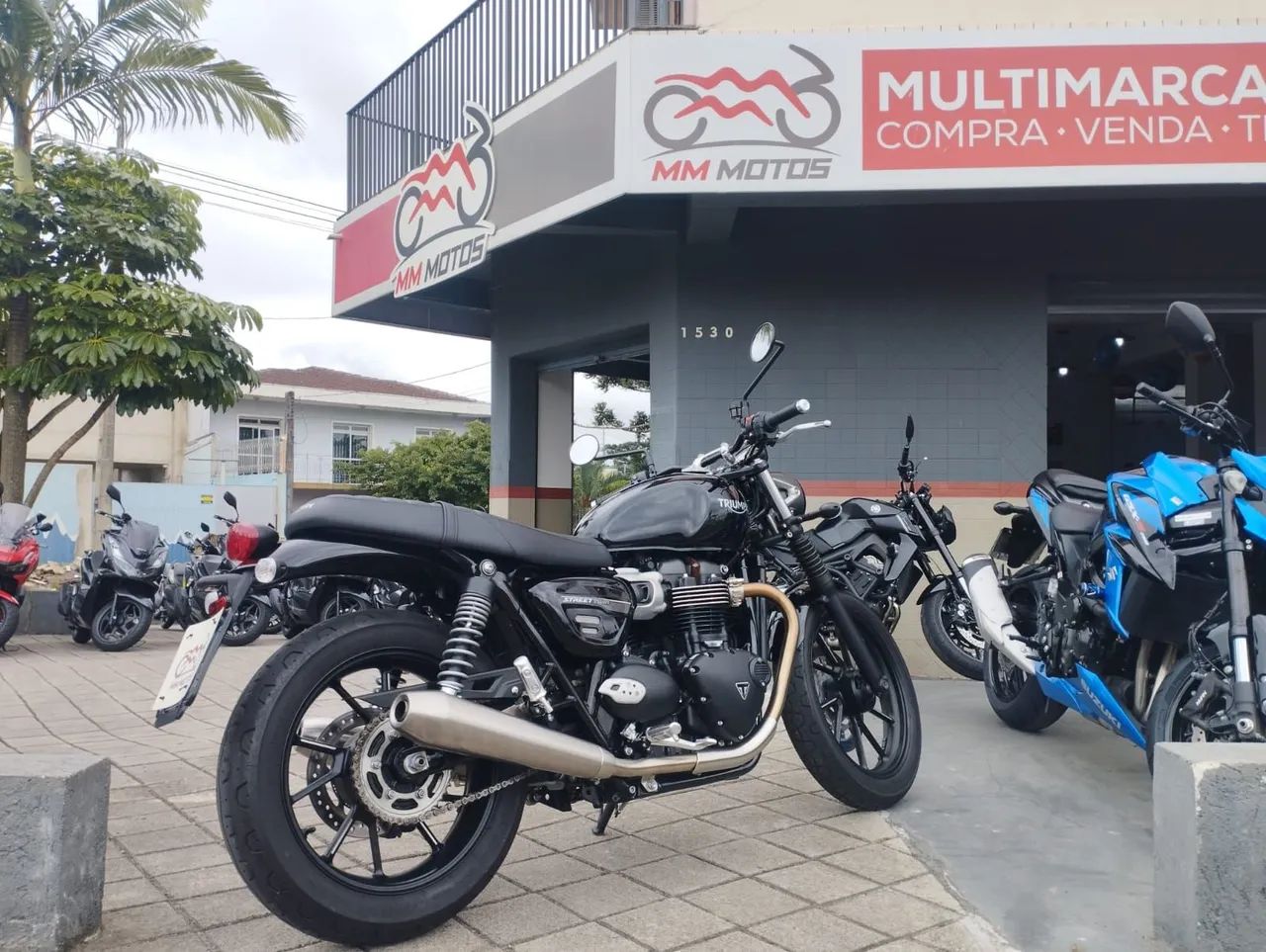 Triumph Street Twin ABS 2022 com 944km - Foto 5