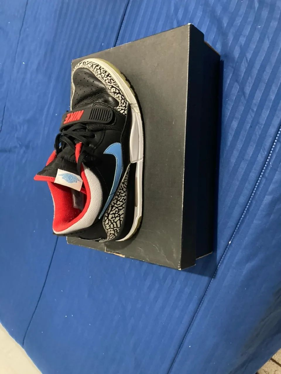 Tênis Jordan Legacy 312 Black Cement - Foto 3