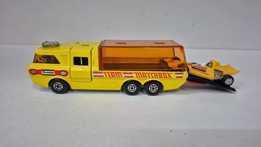 Carrinho Matchbox Superkings 1972 transporte de carro un848