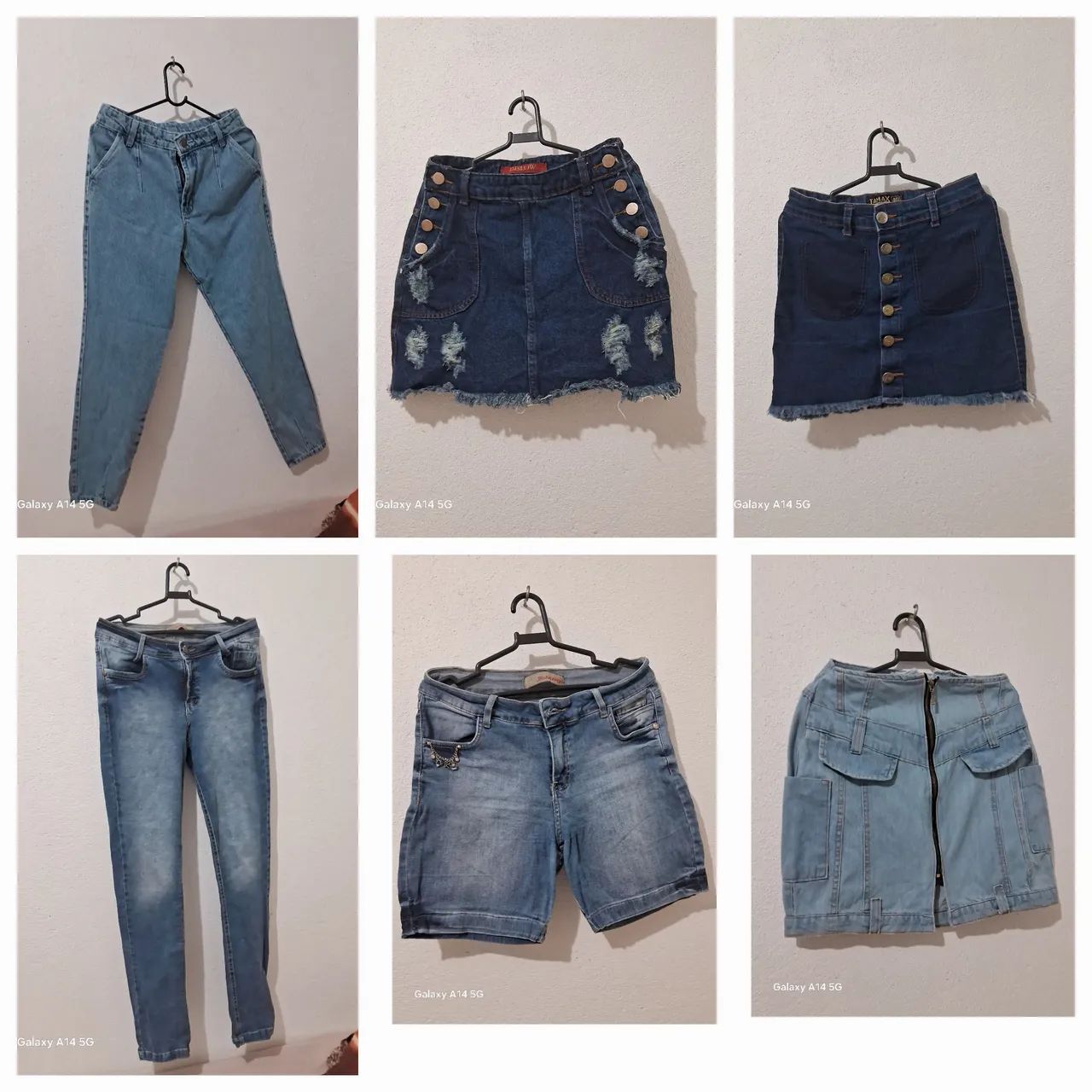 Saia jeans escura de Marca - Foto 3