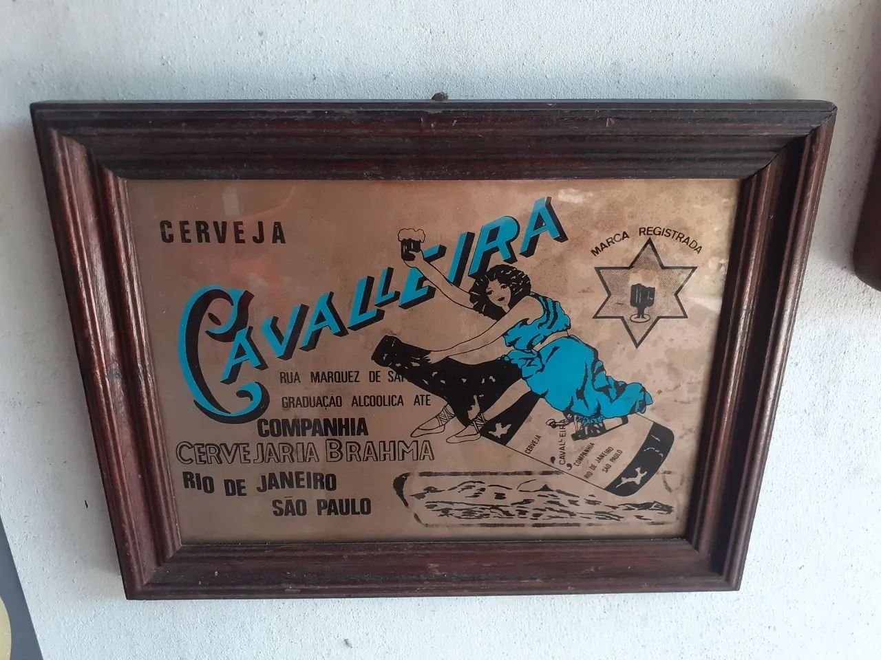 Antigo Quadro Cervejaria Brahma