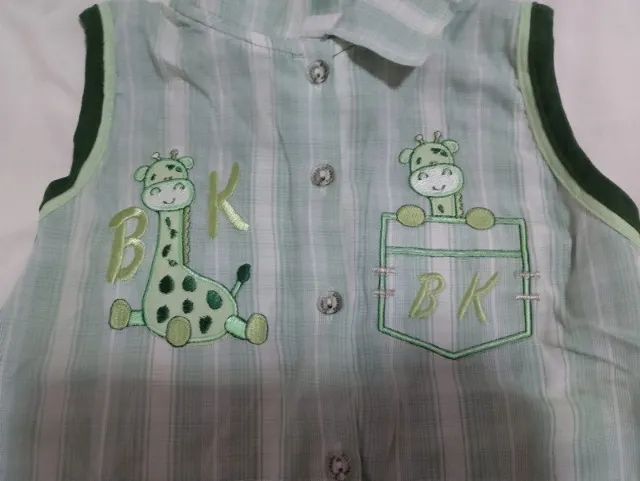 Body (bebê) verde - Foto 3