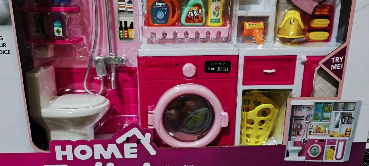 Banheiro e Lavanderia casinha para Barbie - Foto 6