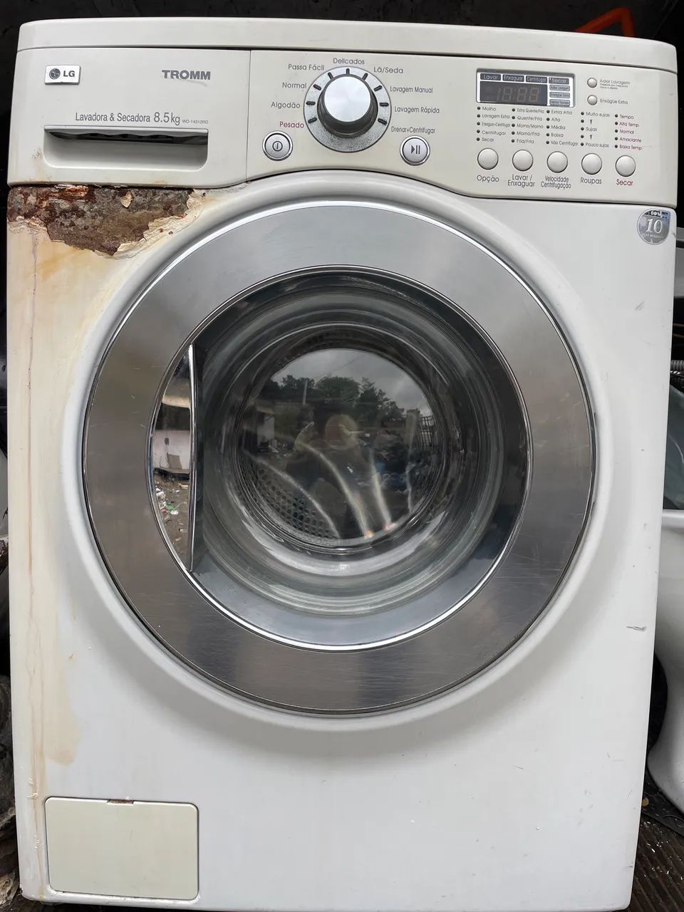 Máquina de lavar e secar LG 
