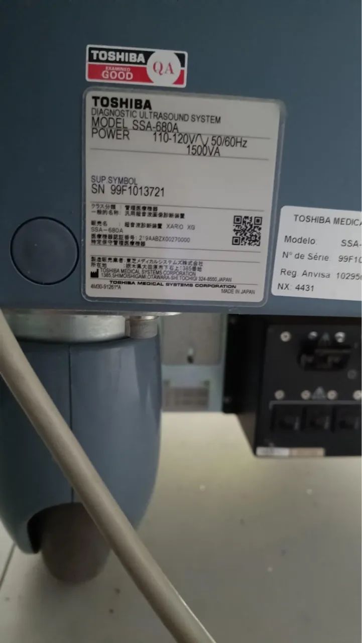 Aparelho de Ultrassom Toshiba SSA 680 A - Foto 2