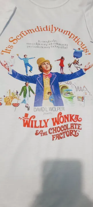 Camiseta Willy Wonka e a Fábrica de Chocolate
