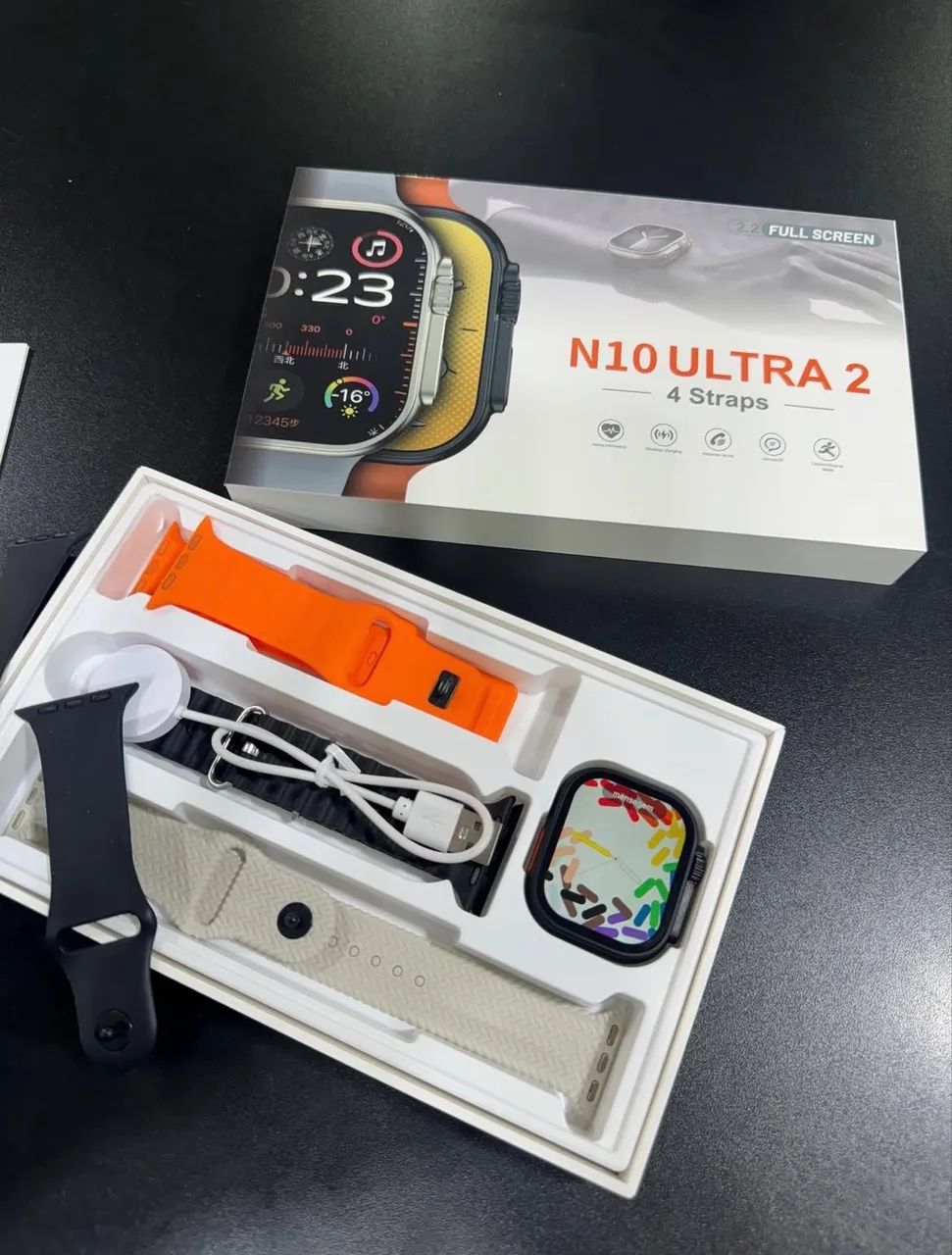 Smartwatch N10 Ultra + 4 pulseiras - Foto 3