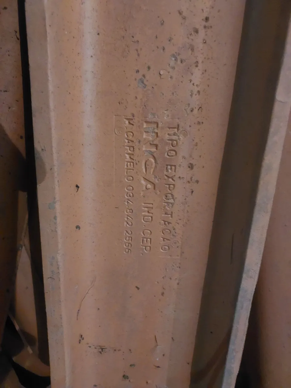 Telha de barro tipo exportação