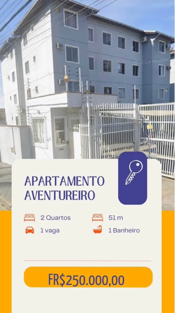Vende-se apartamento 2 quarto no Aventureiro