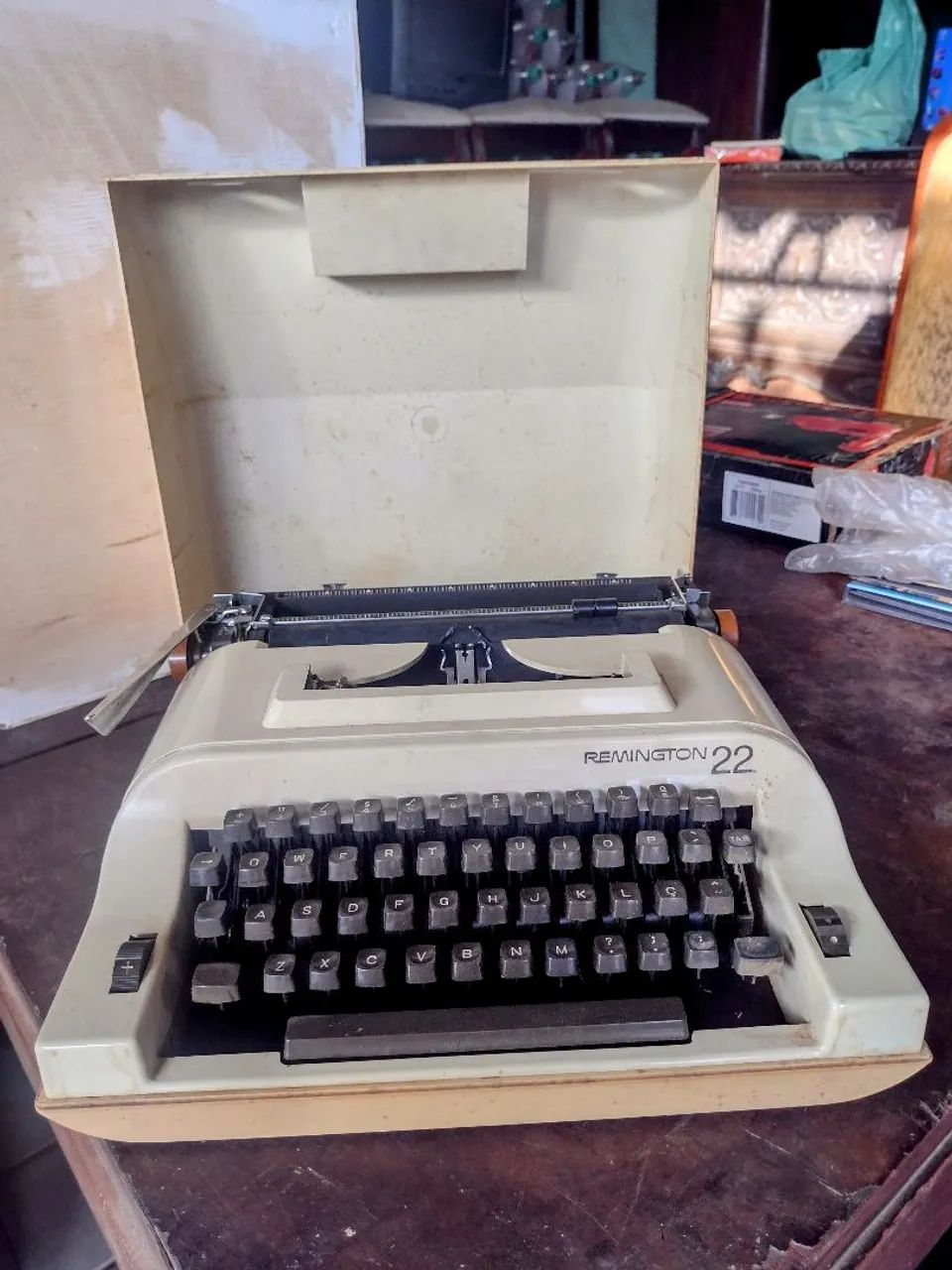 Máquina de escrever antiga Remington 22 - Foto 3