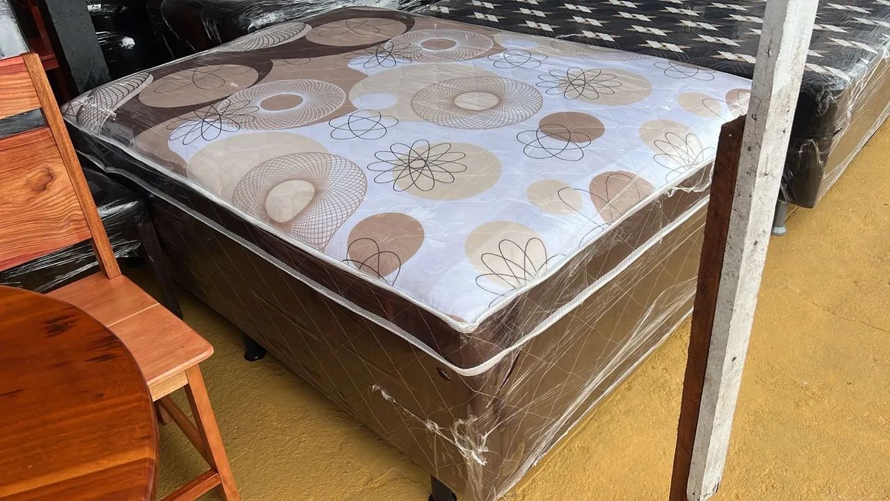 Camas Box Casal Com Molas - Foto 2