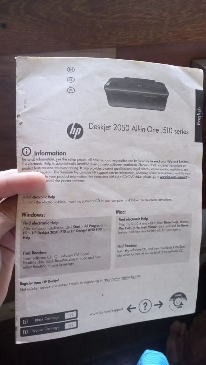 Impressora HP Deskjet com o manual - Foto 4